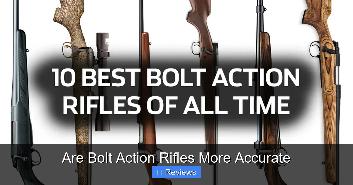 Are Bolt Action Rifles More Accurate