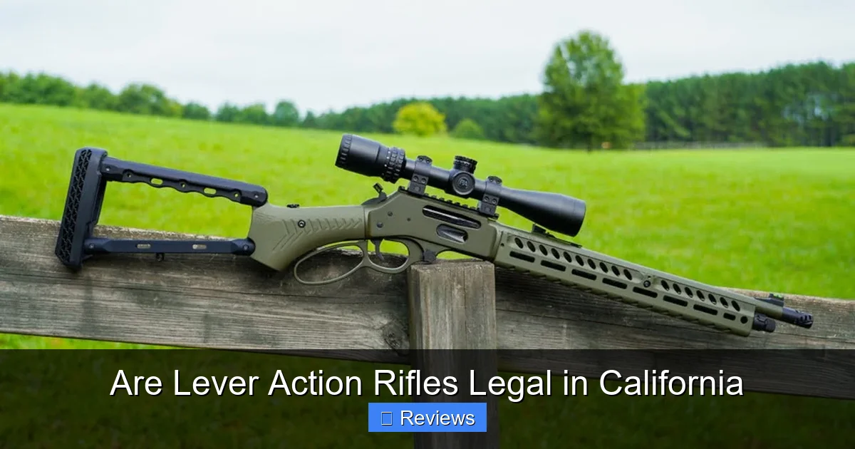 Are Lever Action Rifles Legal in California