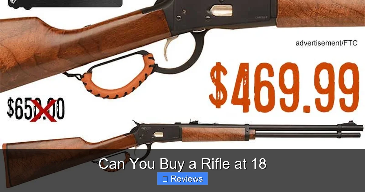 Can You Buy a Rifle at 18