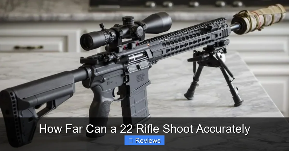 How Far Can a 22 Rifle Shoot Accurately