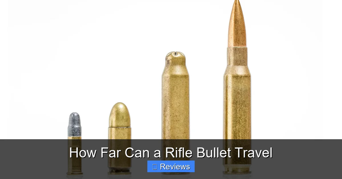 How Far Can a Rifle Bullet Travel