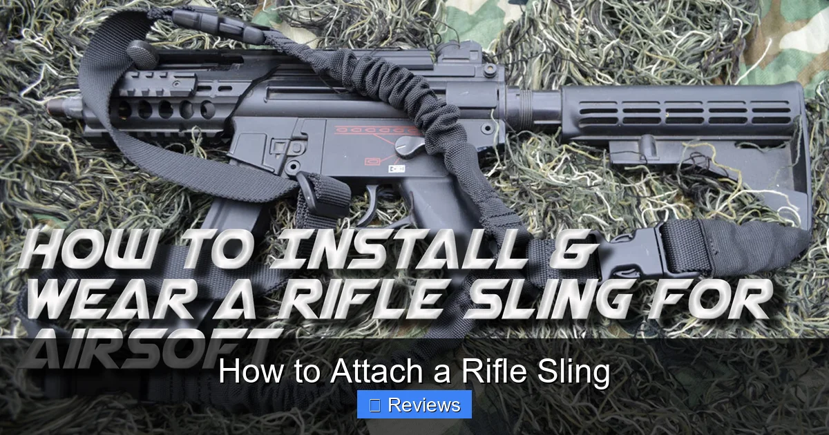 How to Attach a Rifle Sling