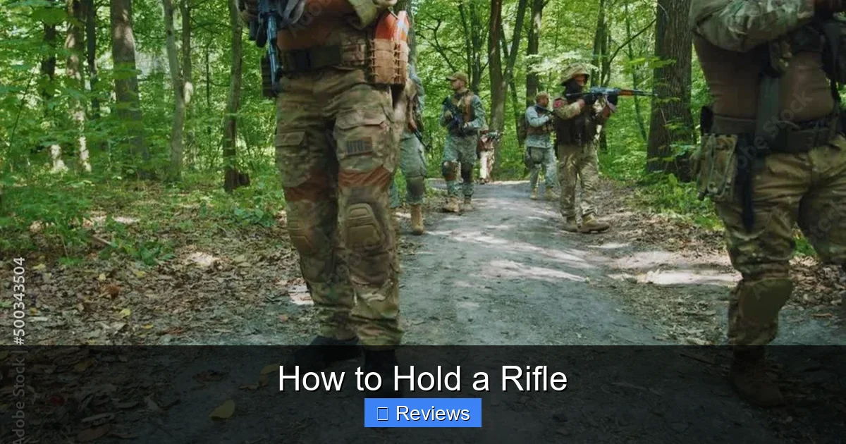 How to Hold a Rifle