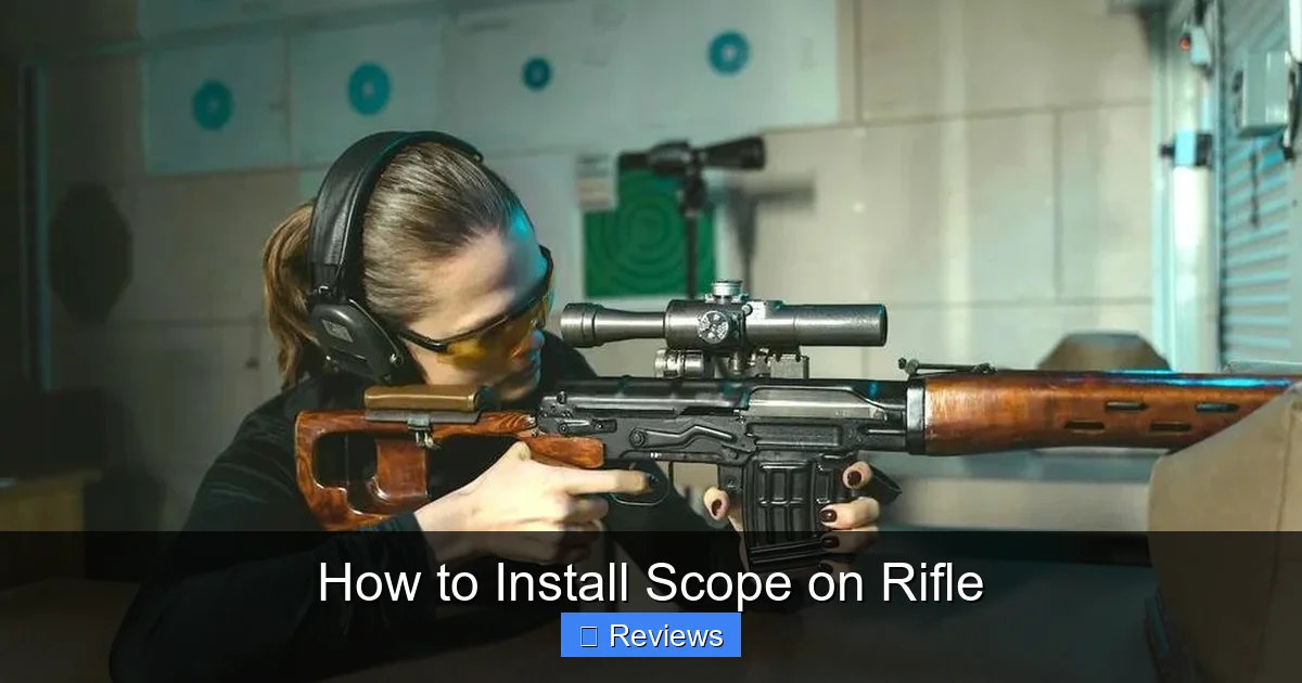 How to Install Scope on Rifle