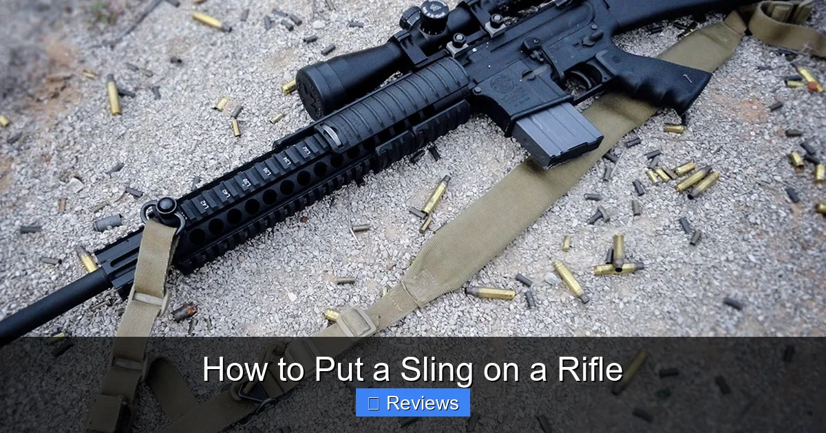How to Put a Sling on a Rifle