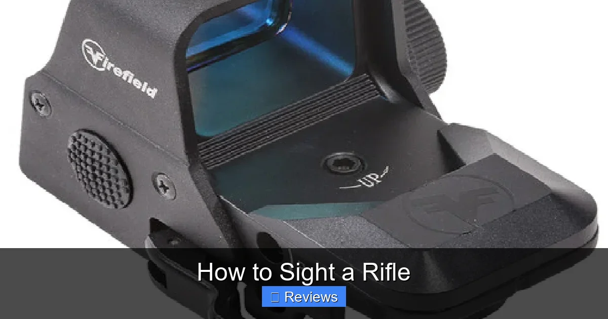How to Sight a Rifle
