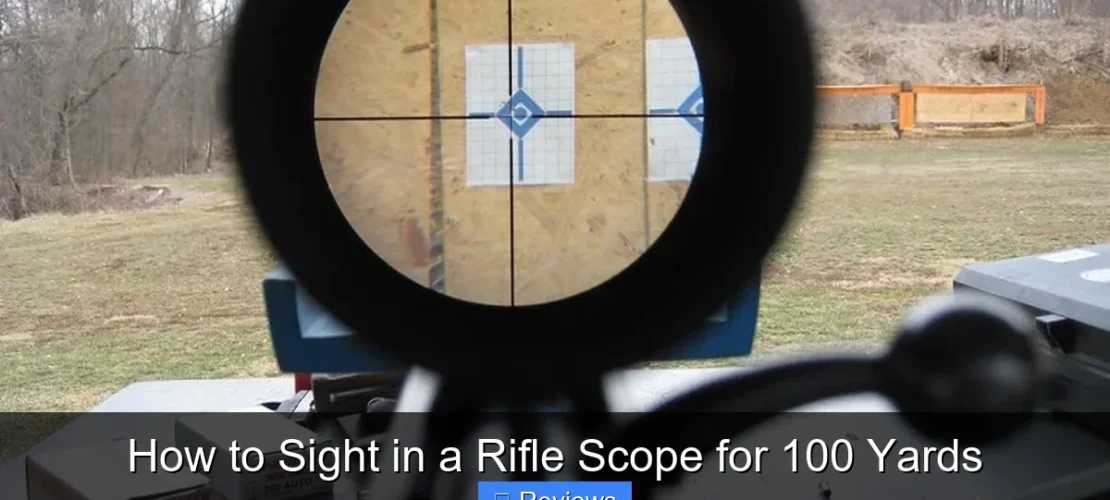 How to Sight in a Rifle Scope for 100 Yards