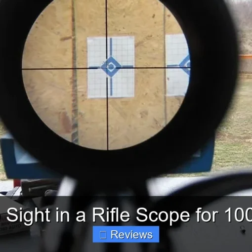 How to Sight in a Rifle Scope for 100 Yards