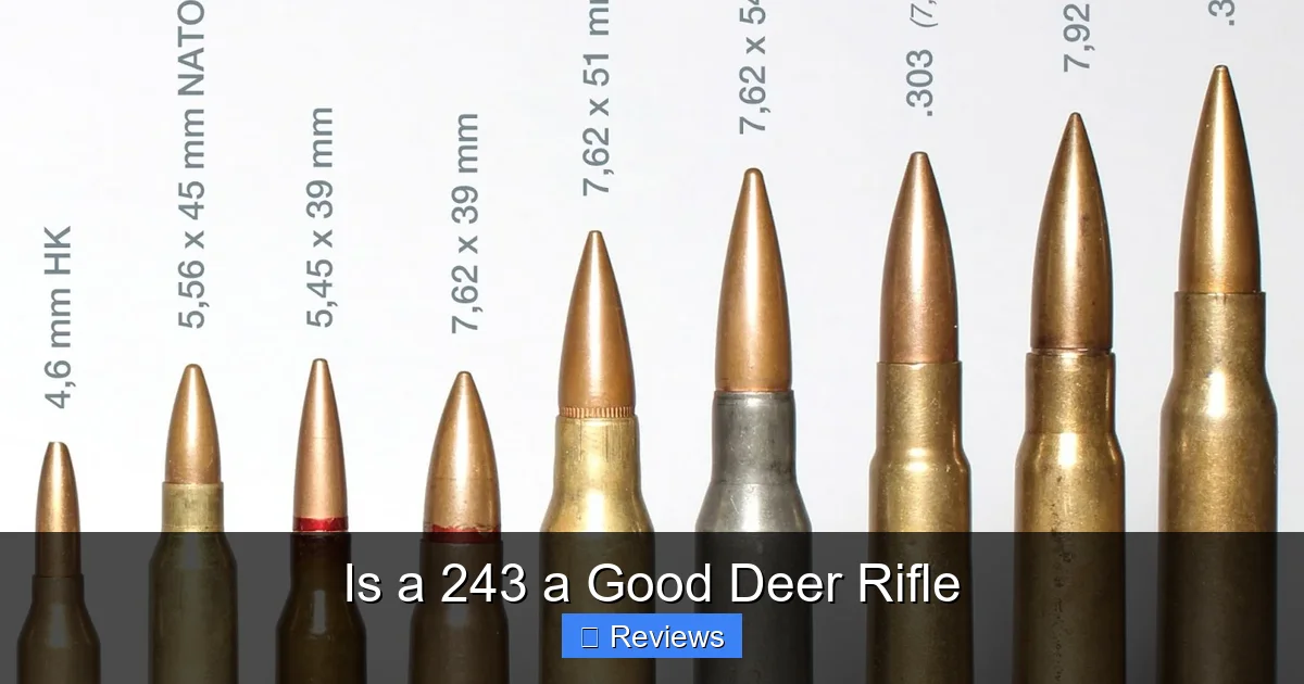 Is a 243 a Good Deer Rifle