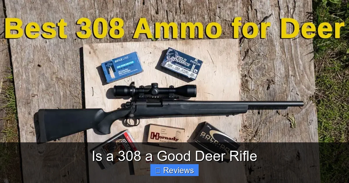 Is a 308 a Good Deer Rifle