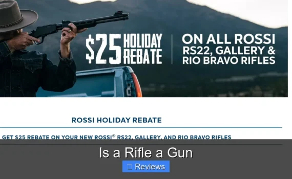 Is a Rifle a Gun