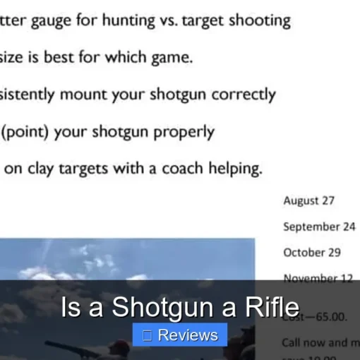Is a Shotgun a Rifle