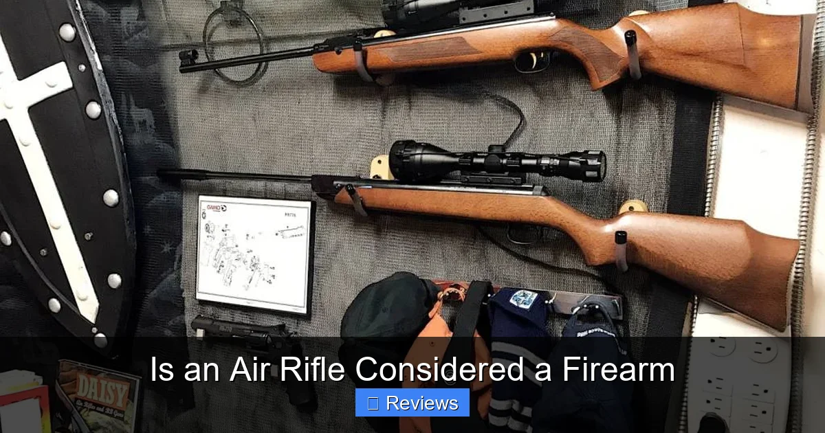 Is an Air Rifle Considered a Firearm