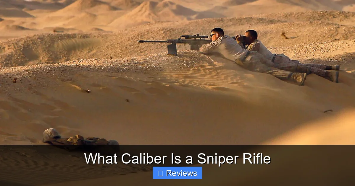 What Caliber Is a Sniper Rifle