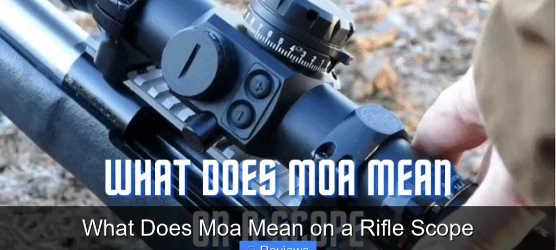 What Does Moa Mean on a Rifle Scope