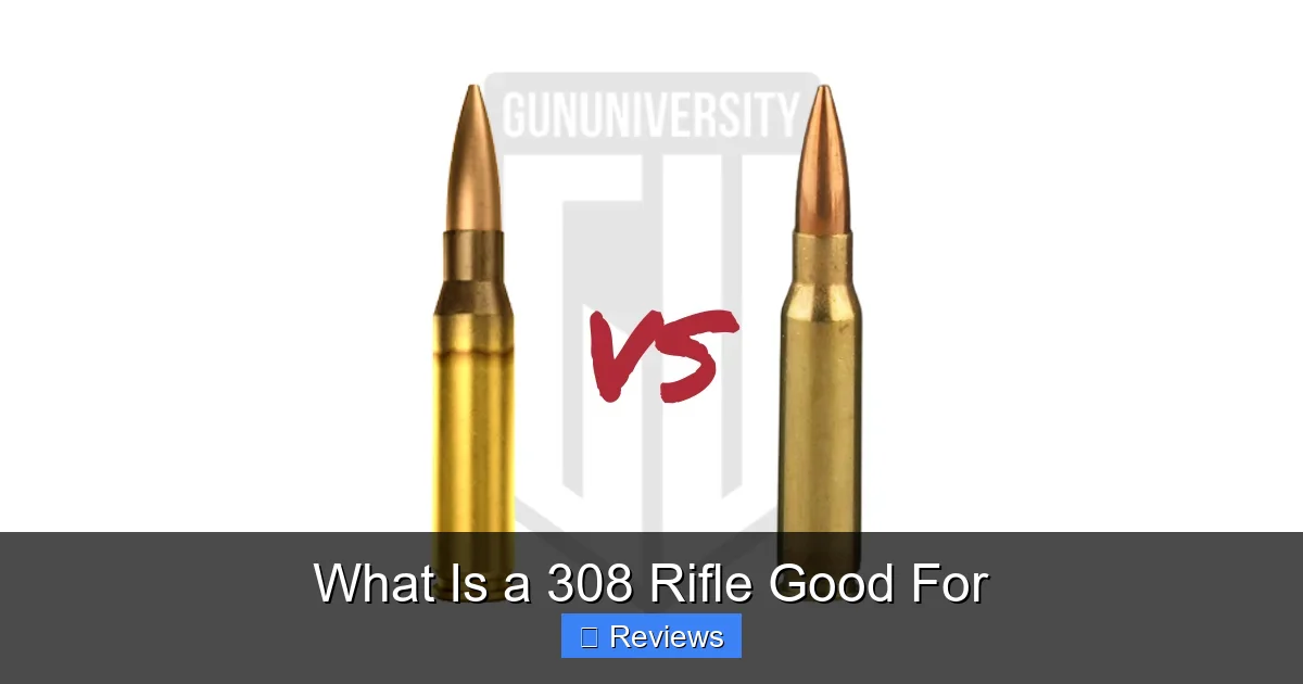 What Is a 308 Rifle Good For