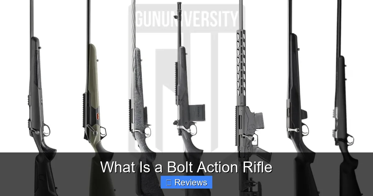 What Is a Bolt Action Rifle