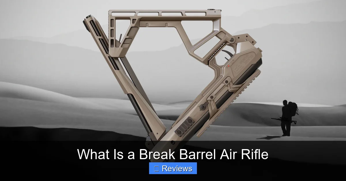 What Is a Break Barrel Air Rifle