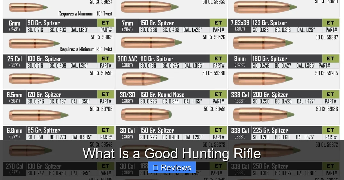 What Is a Good Hunting Rifle