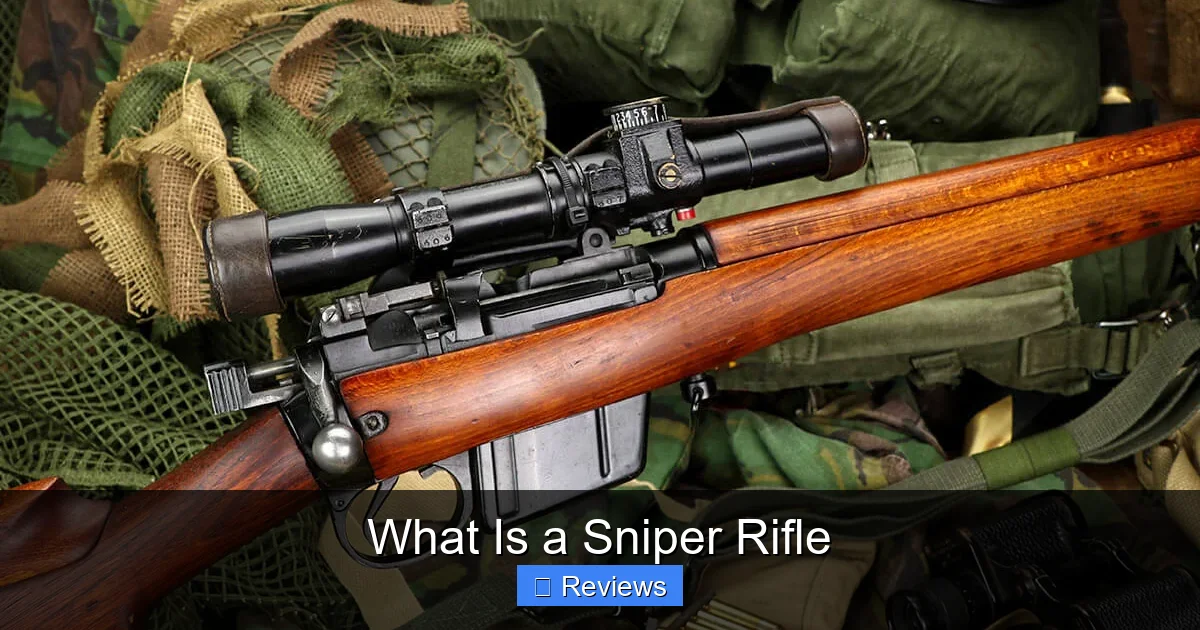 What Is a Sniper Rifle