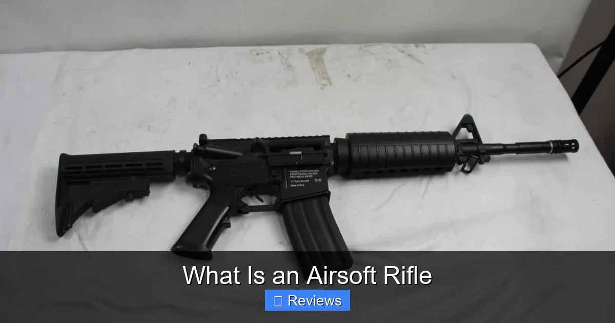 What Is an Airsoft Rifle