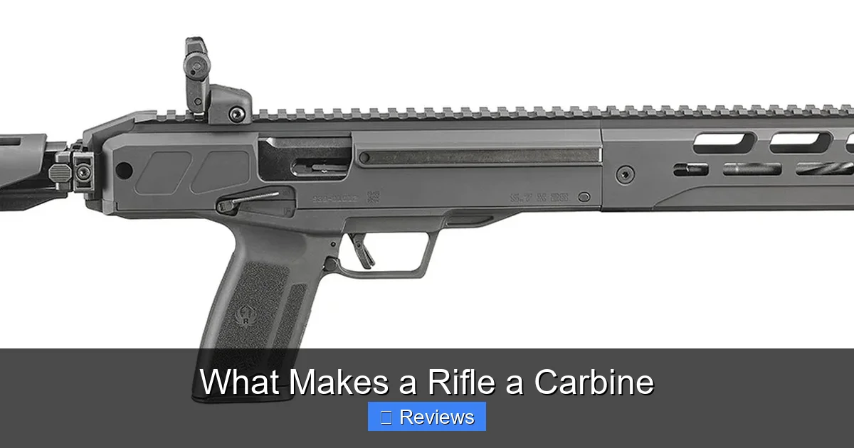 What Makes a Rifle a Carbine