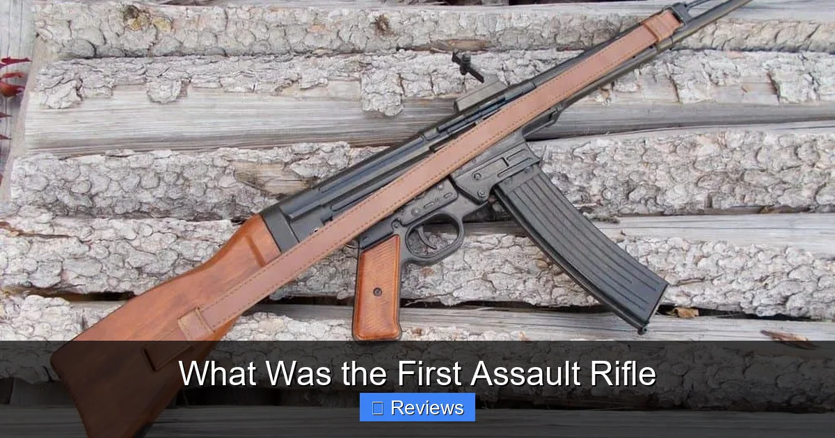 What Was the First Assault Rifle