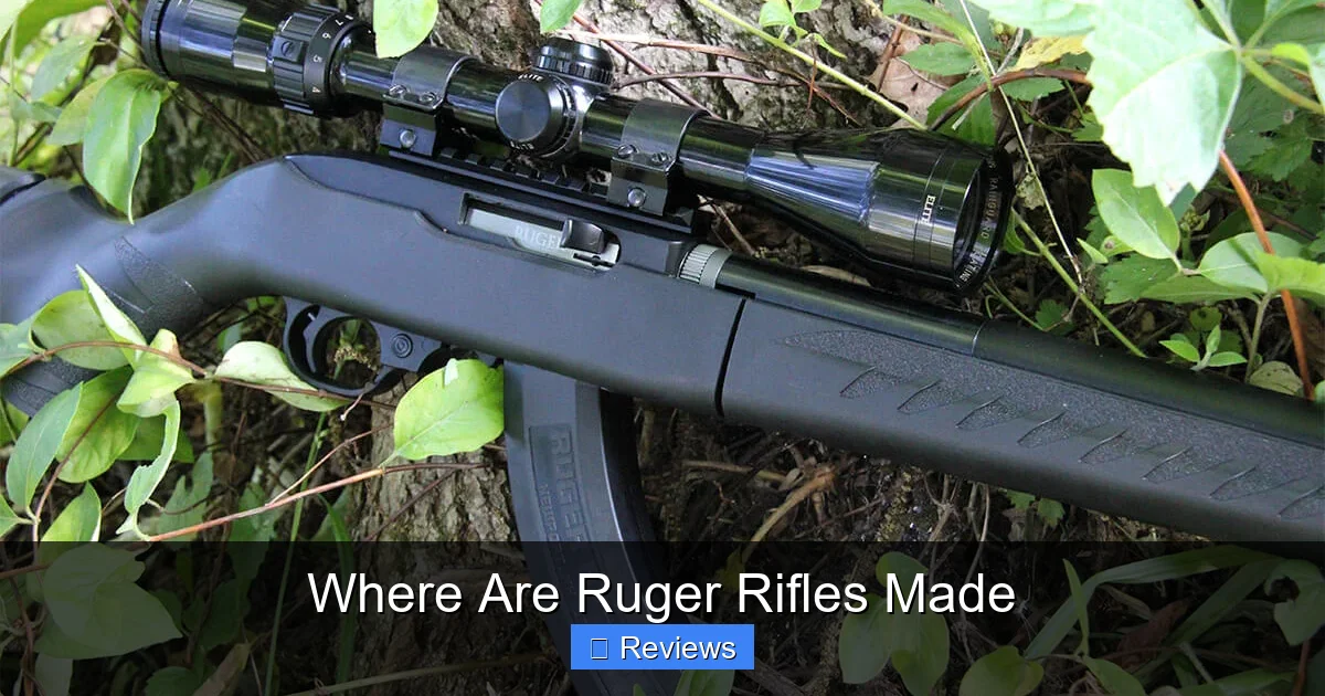 Where Are Ruger Rifles Made