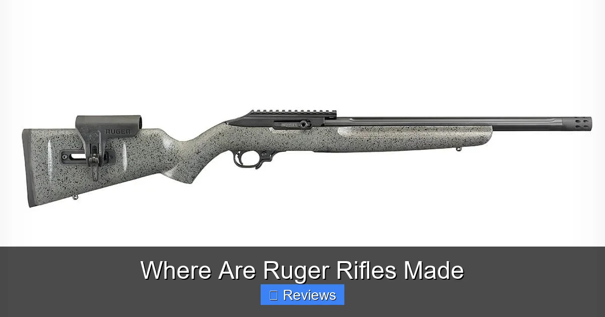 Where Are Ruger Rifles Made