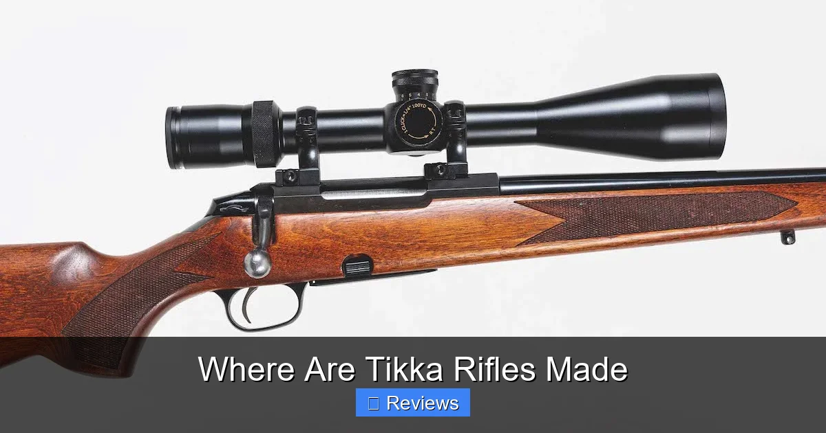Where Are Tikka Rifles Made