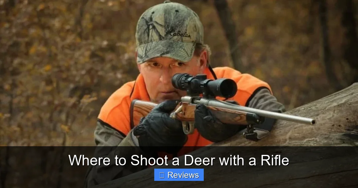 Where to Shoot a Deer with a Rifle