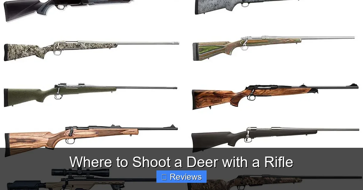 Where to Shoot a Deer with a Rifle