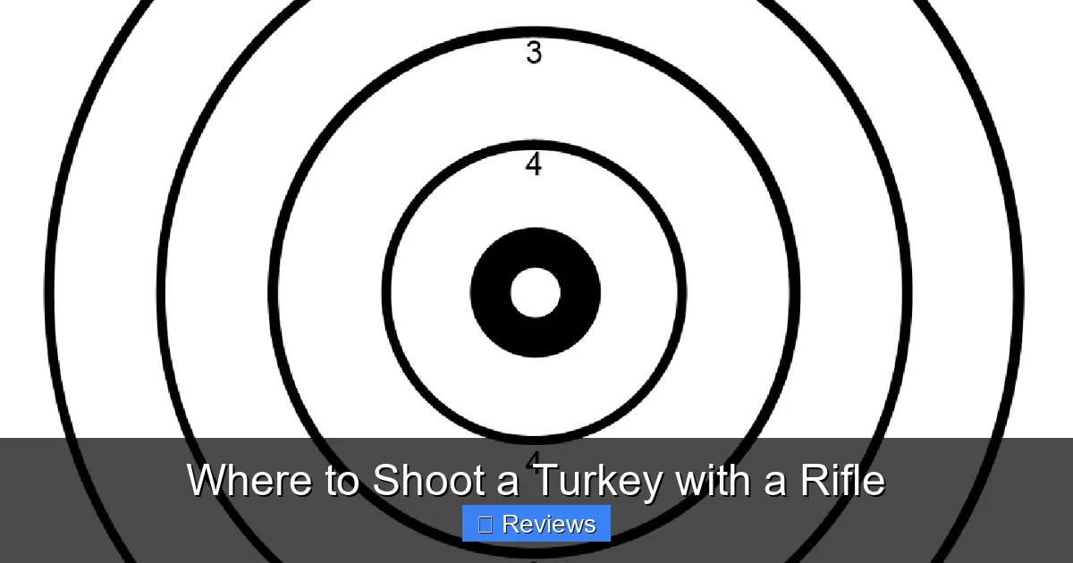 Where to Shoot a Turkey with a Rifle